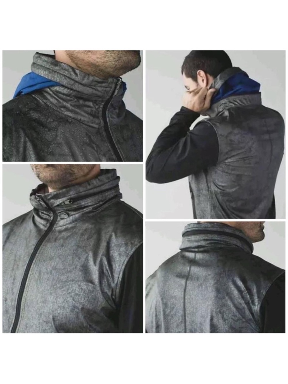 Lululemon Specular Reflective Jacket metallic silver colorway zip up